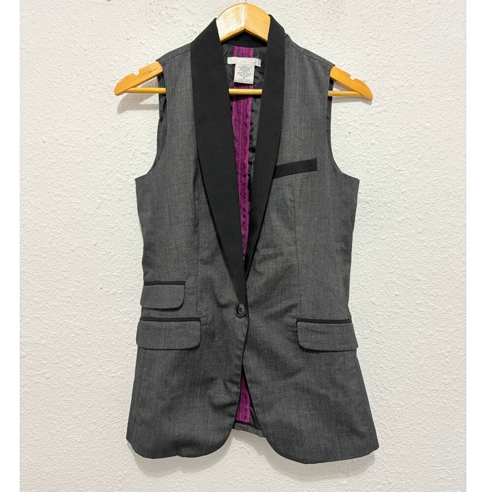 Vintage Y2K Charlotte Russe Vest Office Siren Twee 2010s Scene Whimsygoth